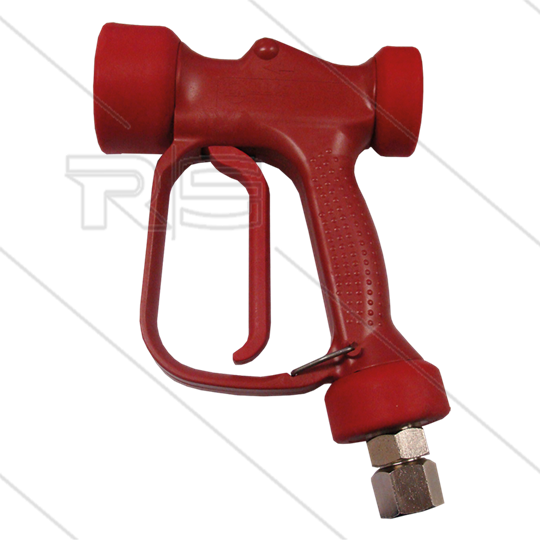 RB65 - rood - messing - met swivel - RVS regelpen - 24 Bar - 60 l/min - max 90°C - 1/2&quot; bi