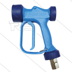 RB65 - blauw - messing - met swivel - 24 Bar - 60 l/min - max 90°C - 1/2&quot; bi