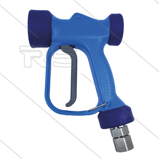 RB65 - blauw - RVS316 - met swivel - 24 Bar - 60 l/min - max 90°C - 1/2&quot; bi