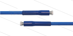 HD-slang blauw 1/4&quot; - 1SC - 1,0m - 2x 1/4&quot;W - 2x KBS - 250 Bar