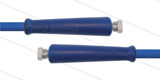 HD-slang blauw 5/16&quot; - 2SC - 10m - 2x 3/8&quot;W - 2x KBS - 400 Bar