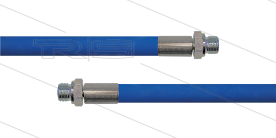 HD-slang blauw 1/2&quot; - 1SC - 20m - 2x 1/2&quot;bu - geen KBS - 250 Bar