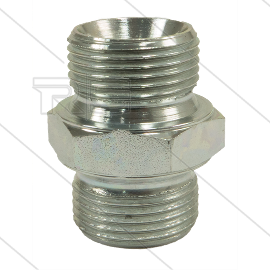 Verloopnippel - staal - 1/4&quot; bu x 1/8&quot; bu - BSP