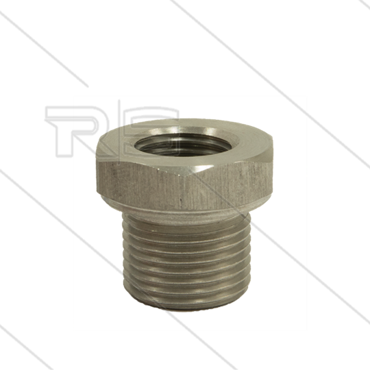 Verloopring - RVS - 1/4&quot; bu x 1/8&quot; bi