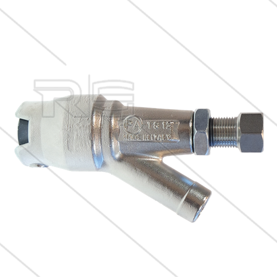 TS12 - zandstraalkop - 500 Bar - 80 l/min - max 90°C - in: 1/4" bi - wordt geleverd zonder nozzle - type 15° 1/4" bu