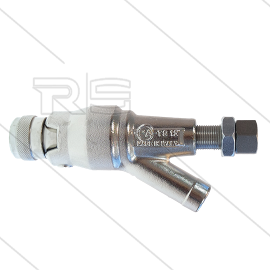 TS12RC - zandstraalkop - 500 Bar - 80 l/min - max 90°C - in: 1/4" bi - wordt geleverd zonder nozzle - type 0° 1/4" bu