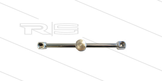 Rotorarm - TKA-2W2 - Ø150mm - 275 Bar - 3/8&quot; bi - nozzle's 2 x 1/4&quot; bi