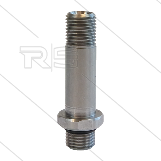 Aansluitdeel met O-ring voor RP72 lans - 2 x 1/4&quot; bu - RVS